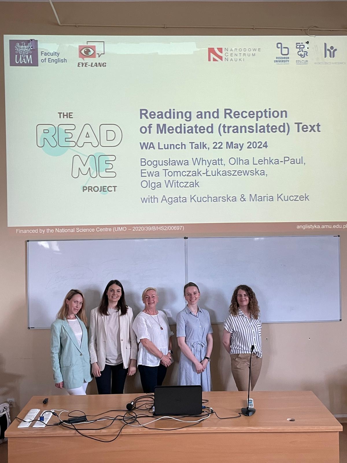 The Read Me Project at WA Lunch Talk